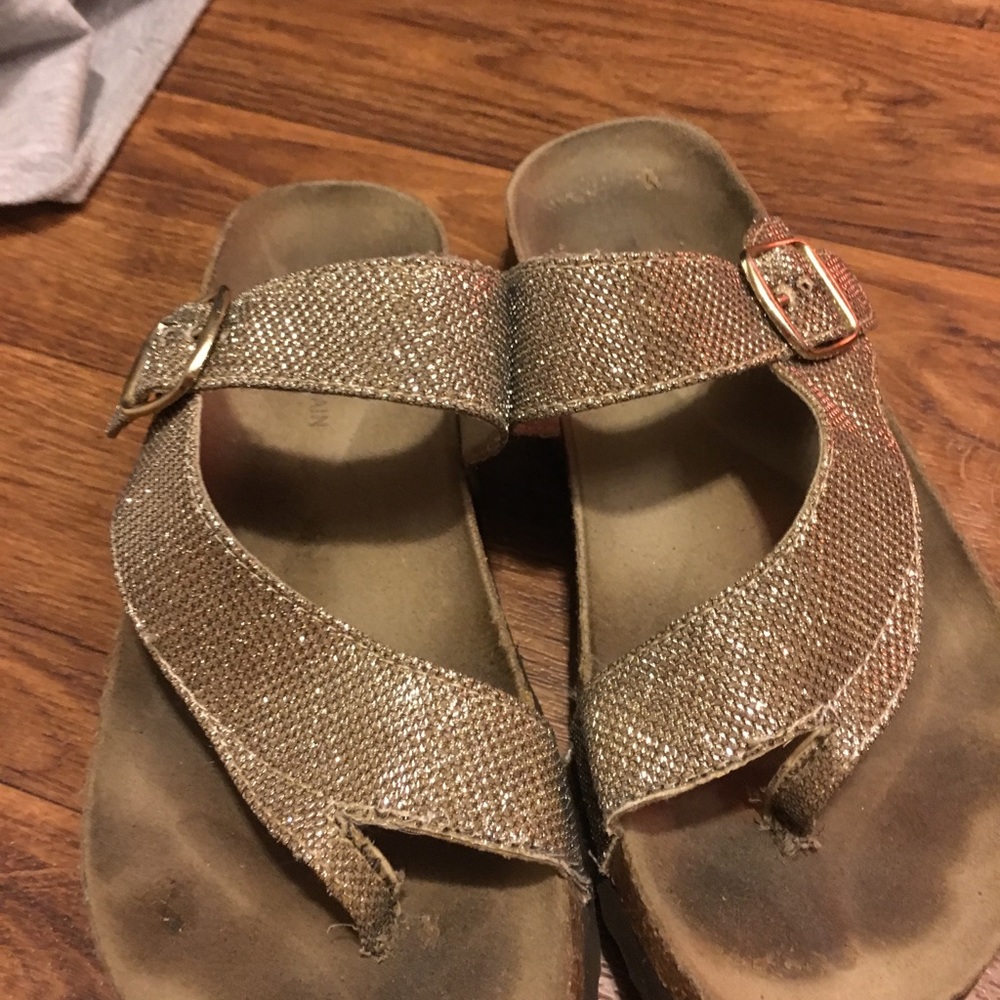White Mountain sandals.